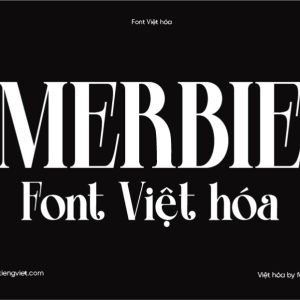 Font Việt hóa 1FTV VIP Merbie