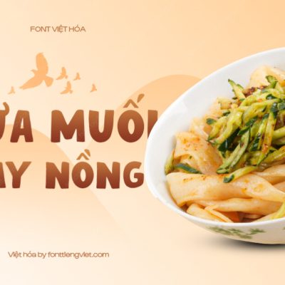 Font Việt hóa 1FTV VIP Moro Baby