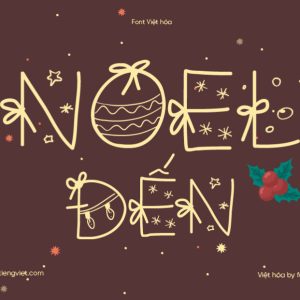 Font Việt hóa 1FTV VIP PWChristmas