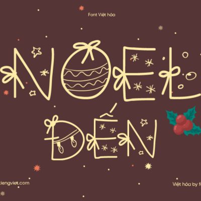 Font Việt hóa 1FTV VIP PWChristmas