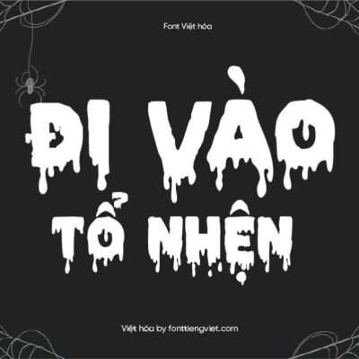 Font Việt hóa 1FTV VIP Pieces NFI – Font Halloween