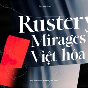 Font Việt hóa 1FTV VIP Rustery Mirages