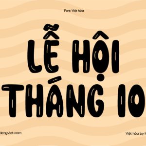 Font Việt hóa 1FTV VIP Spooky Misteri