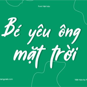 Font Việt hóa 1FTV VIP SS Delight