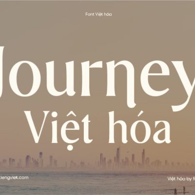 Font Việt hóa 1FTV VIP SS Journey