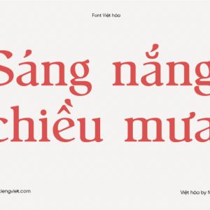 Font 1FTV VIP Salfish Việt Hóa – Font Có Chân Béo Chắc Cho Thiết Kế Thời Trang