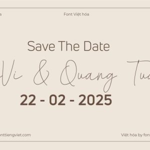 Font Việt hóa 1FTV VIP Shine Brightly