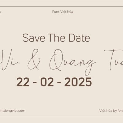 Font Việt hóa 1FTV VIP Shine Brightly