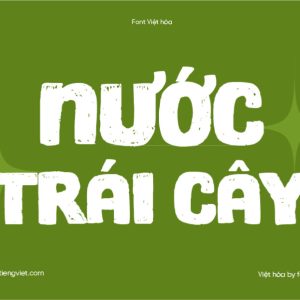 Font Việt hóa 1FTV VIP Super Pulp