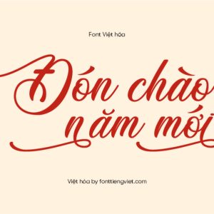 Font Việt hóa 1FTV VIP Weather Sunday – Tết