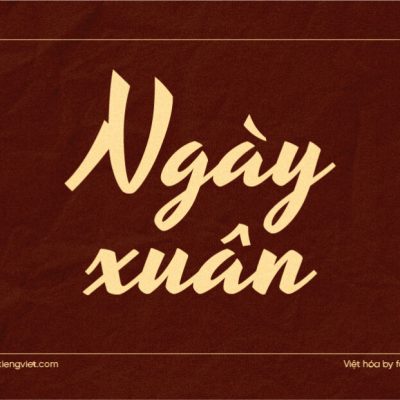 Font Việt hóa 1FTV VIP Yesteryear – Font Việt hóa tết