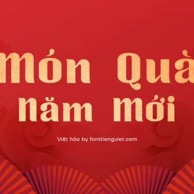 Font Việt hóa 1FTV VIP Zoika – Font tết