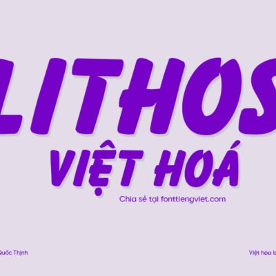 Font việt hóa HP-Bandit