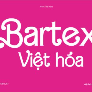 Font Việt hóa KK7 Bartex