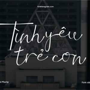 Font việt hoá MJ Thalune