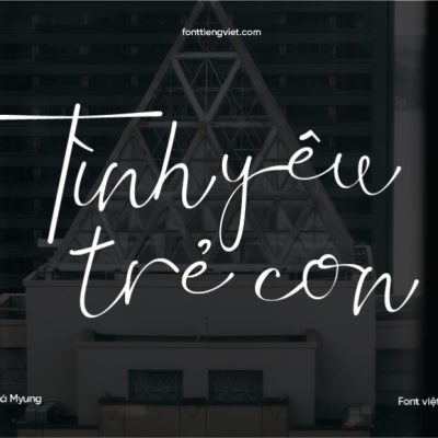 Font việt hoá MJ Thalune