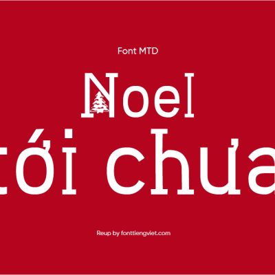 Font Việt hóa MTD Christmas Sound – Giáng sinh