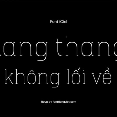 Font Việt hóa iCiel Hapna Slab