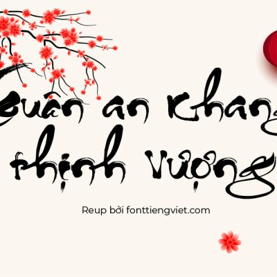 Font thư pháp Thành Công – Tết