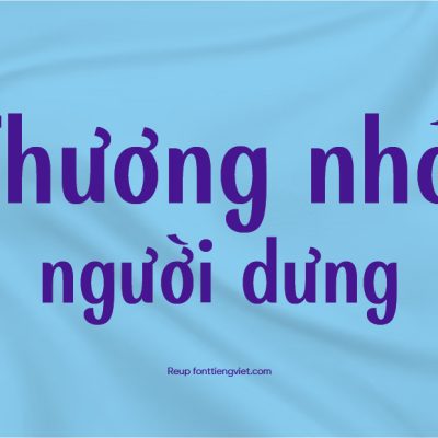 Font tiếng Việt Finesse