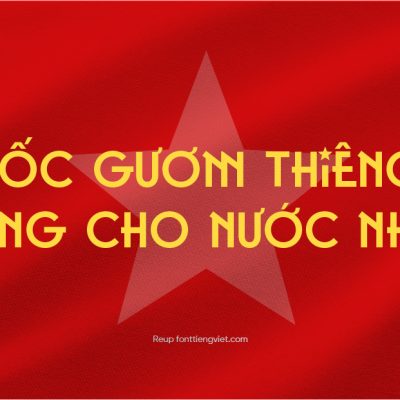 Font tiếng Việt Patriot