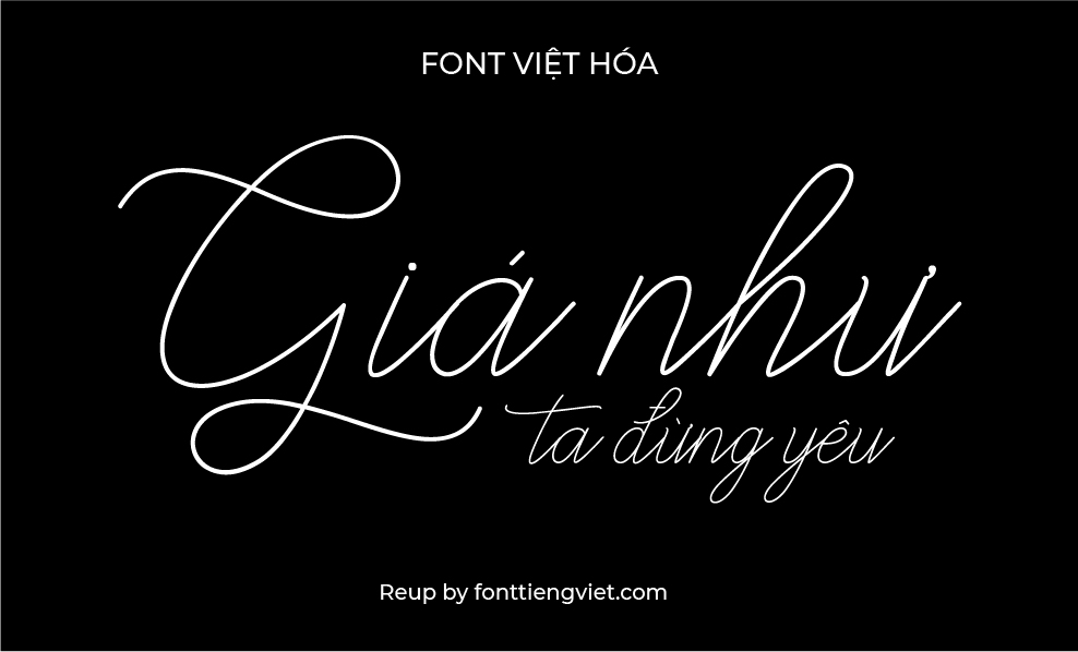 Font việt hóa MTD Abbassy Script