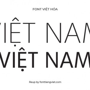 Font việt hóa FS Daxline Pro (2 font)