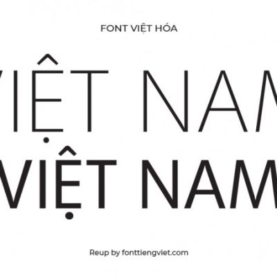 Font việt hóa FS Daxline Pro (2 font)