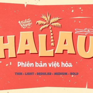 Font việt hoá FS Halau (2 font)