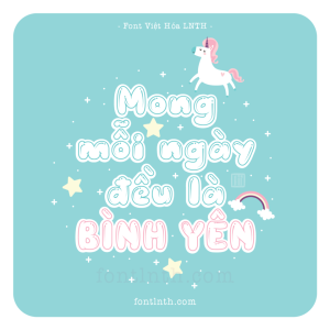 Font việt hóa LNTH Blobby Chug