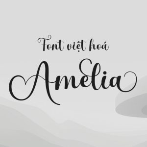 Font việt hóa MJ Amelia