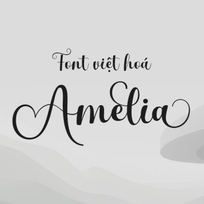Font việt hóa MJ Amelia