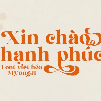 Font việt hóa MJ Angela