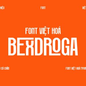 Font việt hoá MJ Bexdroga