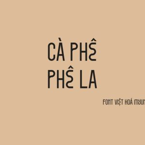 Font việt hoá MJ Brexdogy