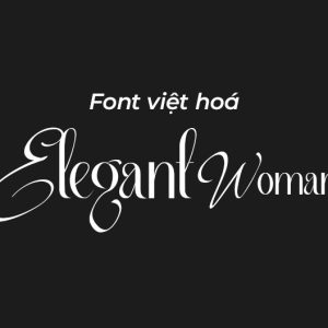 Font việt hóa MJ Elegant Woman