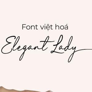 Font việt hoá MJ Elegant Lady