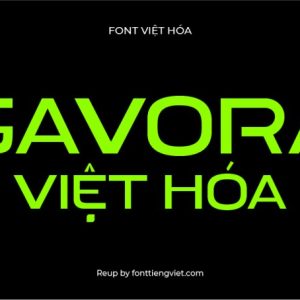 Font việt hóa MJ Gavora (2 font)