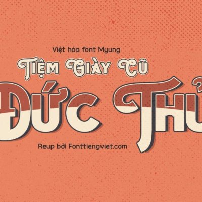 Font việt hoá MJ Hipster letter