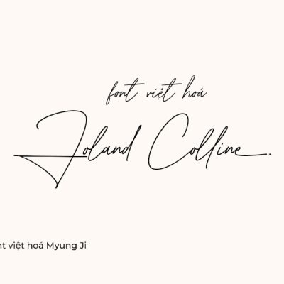 Font việt hoá MJ Joland Colline