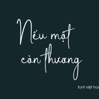 Font việt hoá MJ Laga Signatica