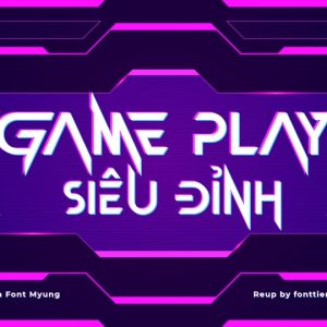 Font việt hoá MJ Newton Howard kiểu game