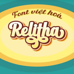 Font việt hoá MJ Relitha Script