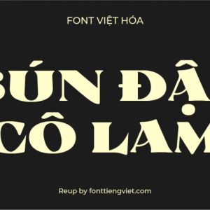 Font việt hóa MJ Rochek Display