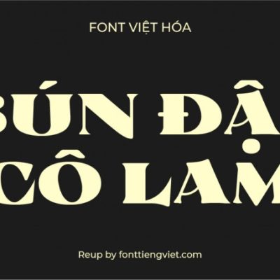 Font việt hóa MJ Rochek Display