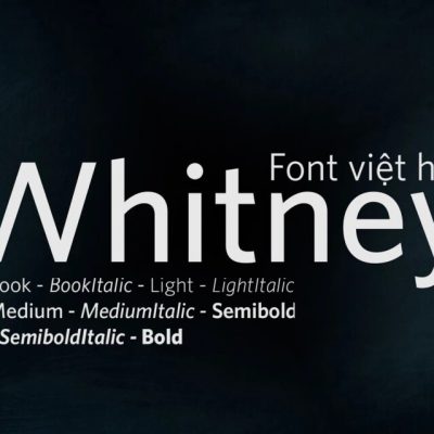 Font việt hóa MJ Whitney