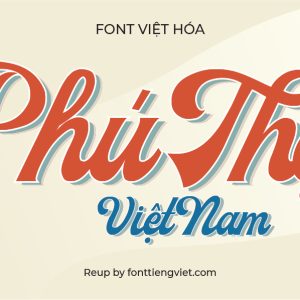 Font việt hóa MJ Milestone ( Font vintage retro )