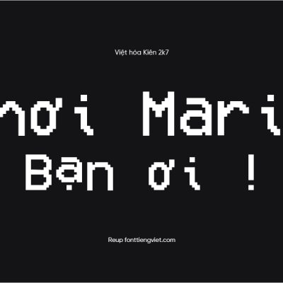 Font việt hóa KK7-VCR OSD Mono