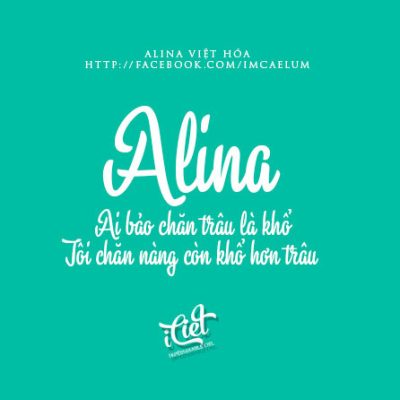 Font việt hóa iCiel Alina