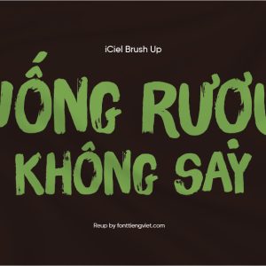 Font việt hóa iCiel Brush Up